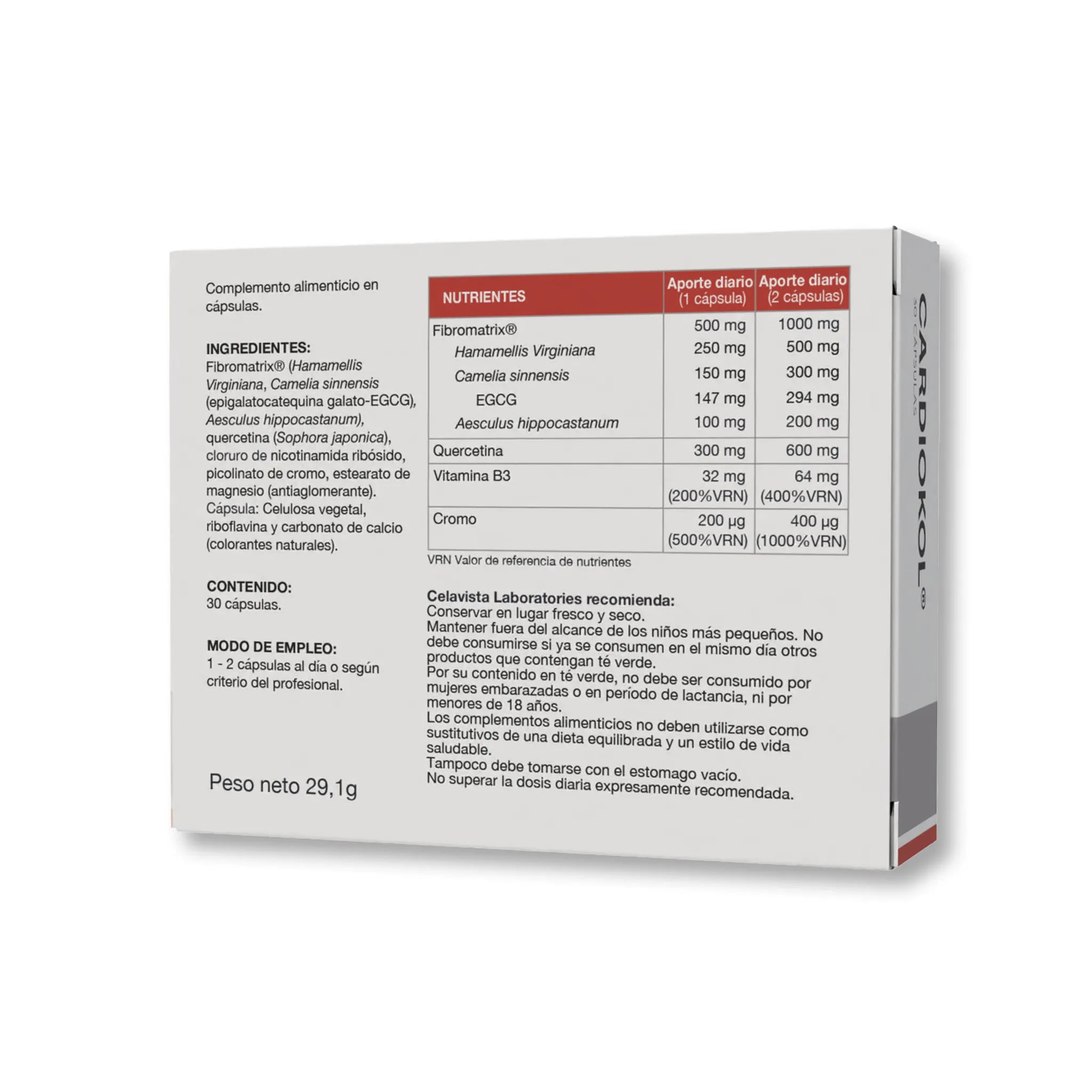 Cardiokol 30 cápsulas para síndrome metabólico y prevención cardio